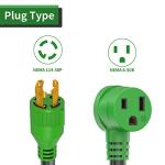 30 Amp to 50 Amp Welder Adapter, 12 Inch