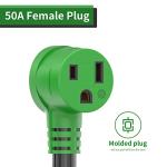 30 Amp to 50 Amp Welder Adapter, 12 Inch