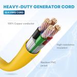 Kohree 30 Amp Heavy Duty Generator Extension Cord
