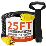 30 Amp 25ft Heavy Duty Generator Extension Cord