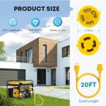 Kohree 30 Amp Heavy Duty Generator Extension Cord
