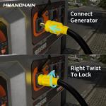 30 Amp 25ft Heavy Duty Generator Extension Cord