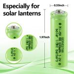 Rechargeable 600mAh AA Solar Light Batteries