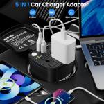BESTEK 200W Power Inverter with USB Fast Charger