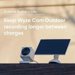 WYZE Solar Panel for Wyze Cam Outdoor & Battery