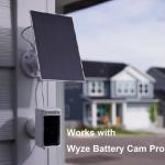 WYZE Solar Panel for Wyze Cam Outdoor & Battery