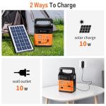 Vclpower 20000mAh Solar Power Bank Station