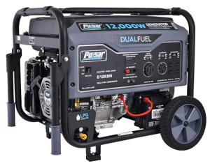 Pulsar Dual Fuel Portable Generator - 9500W