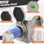 GeepKeyPro 30 Amp Generator Inlet Box with Light