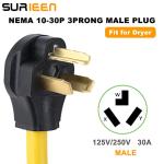 SURIEEN 30 Amp to 50 Amp Welder Adapter Cord