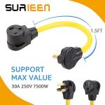 SURIEEN 30 Amp to 50 Amp Welder Adapter Cord