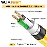 SURIEEN 30 Amp to 50 Amp Welder Adapter Cord