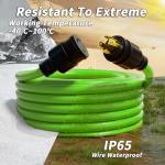 15FT 30 Amp Generator Extension Cord, 4 Prong