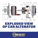 20 Amp Alternator for Isuzu Tropical Diesel Generators