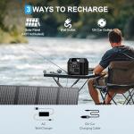 SinKeu 256Wh Portable Solar Generator for Camping