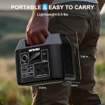 SinKeu 256Wh Portable Solar Generator for Camping