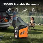 Efurden 2500W Portable Gas Inverter Generator