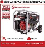 SIMPSON SPG7593E Portable Gas Generator with Electric Start