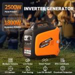 AidBuilt 2500W Ultra-Quiet Inverter Generator