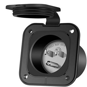PAULINN 15 Amp Waterproof RV Shore Power Inlet