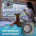 PAULINN 15 Amp Waterproof RV Shore Power Inlet