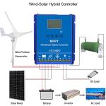 PIKASOLA 1400W Off-Grid Wind Solar Controller
