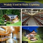 GVSHINE 30W Solar Shed Lights with Backup Battery