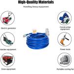 50ft Heavy Duty 10-Gauge 3-Outlet Extension Cord