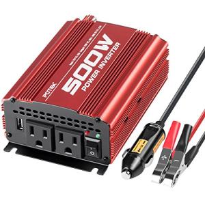POTEK 500W Car Power Inverter with USB Ports