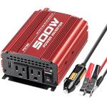 POTEK 500W Car Power Inverter with USB Ports