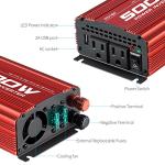 POTEK 500W Car Power Inverter with USB Ports