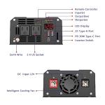 1200 Watt Pure Sine Wave Power Inverter 12V