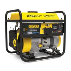Champion 1500-Watt Portable Generator with CO Shield