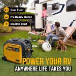 Gidrox 8000W Dual Fuel Inverter Generator, Remote Start