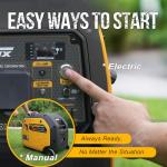 Gidrox 8000W Dual Fuel Inverter Generator, Remote Start