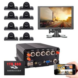 JOINLGO 8-Channel Mobile DVR Backup Camera System