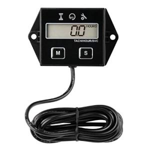 Runleader Digital Hour Meter Tachometer for Equipment