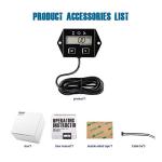 Runleader Digital Hour Meter Tachometer for Equipment