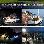 GVSHINE 30W Solar Shed Lights with Backup Battery