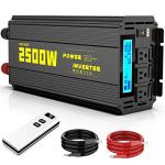 2500W Power Inverter with Remote and USB Port