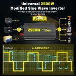 2500W Power Inverter with Remote and USB Port