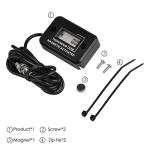 LCD Digital Magnetic Tachometer Hour Meter for Engines
