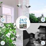 Hiseeu 5MP Wireless Home Security System with LCD