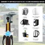 30 Amp RV Distribution Adapter with Lighted End