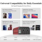 Pro Chaser 400W Vehicle Power Inverter with USB