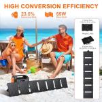 PGYOB Portable Power Station with Solar Panel