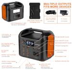 PGYOB Portable Power Station with Solar Panel