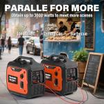 MAXLANDER 2400W Quiet Portable Inverter Generator