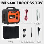 MAXLANDER 2400W Quiet Portable Inverter Generator