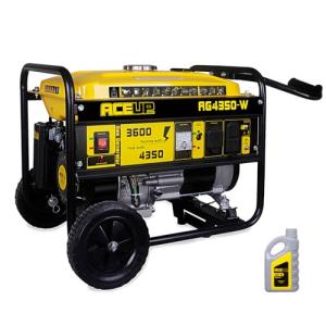 Aceup 4350W Gas Portable Generator with Wheel Kit